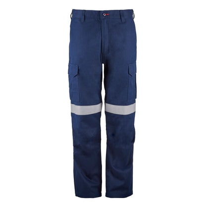 Flamebuster FPV017 Mens HRC2 Inherent Reflective Cargo Pant in Navy