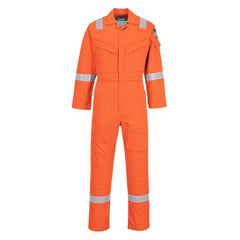 Portwest Bizflame Work Super Light Weight Anti-Static FR Coverall in Orange