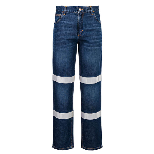 Portwest Bizflame Denim Flex FR Jean with Tape in Indigo