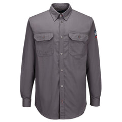 Portwest Bizflame 88/12 FR Work Shirt in Grey