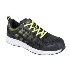 Portwest Steelite Tove Trainer S1P FO SR in Black/Green