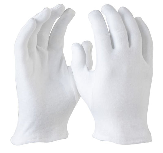 Maxisafe GCI100 Interlock Poly/Cotton Glove - Hemmed Cuff