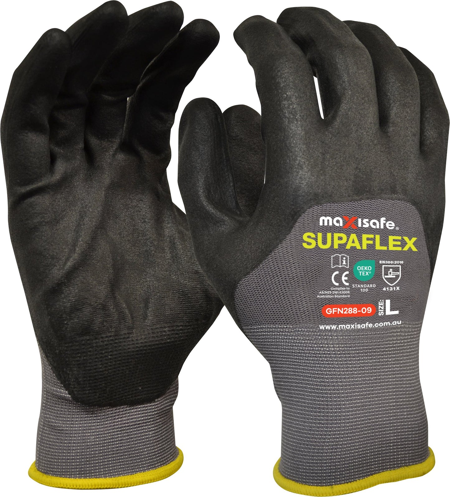 Maxisafe GFN288 Supaflex Glove with 3/4 Micro Foam Coating