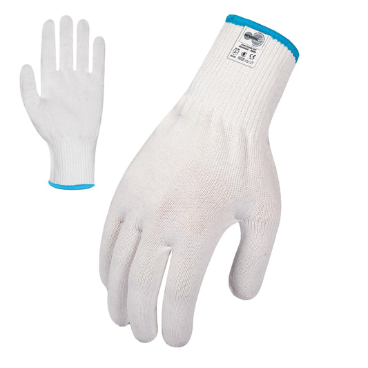 Force360 Force360 White Food Grade 13 gauge Glove (Cut Level D)