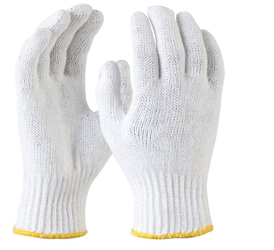 Maxisafe GKP103 Bleached, Knitted Poly Cotton Liner Glove