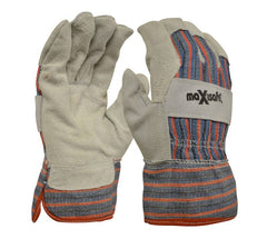 Maxisafe GLC145C Candy Stripe Leather Glove, Retail Carded