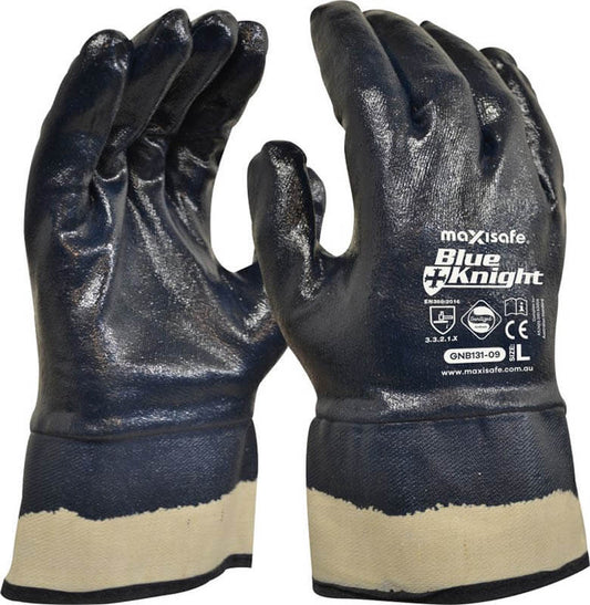 Maxisafe GNB131 Blue Knight Heavy Duty, Fully Dipped with Safety Cuff