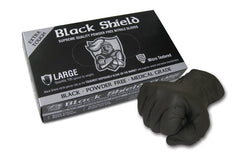 Maxisafe GNB218 Black Shield Heavy Duty Disposable Nitrile Gloves, Powder Free