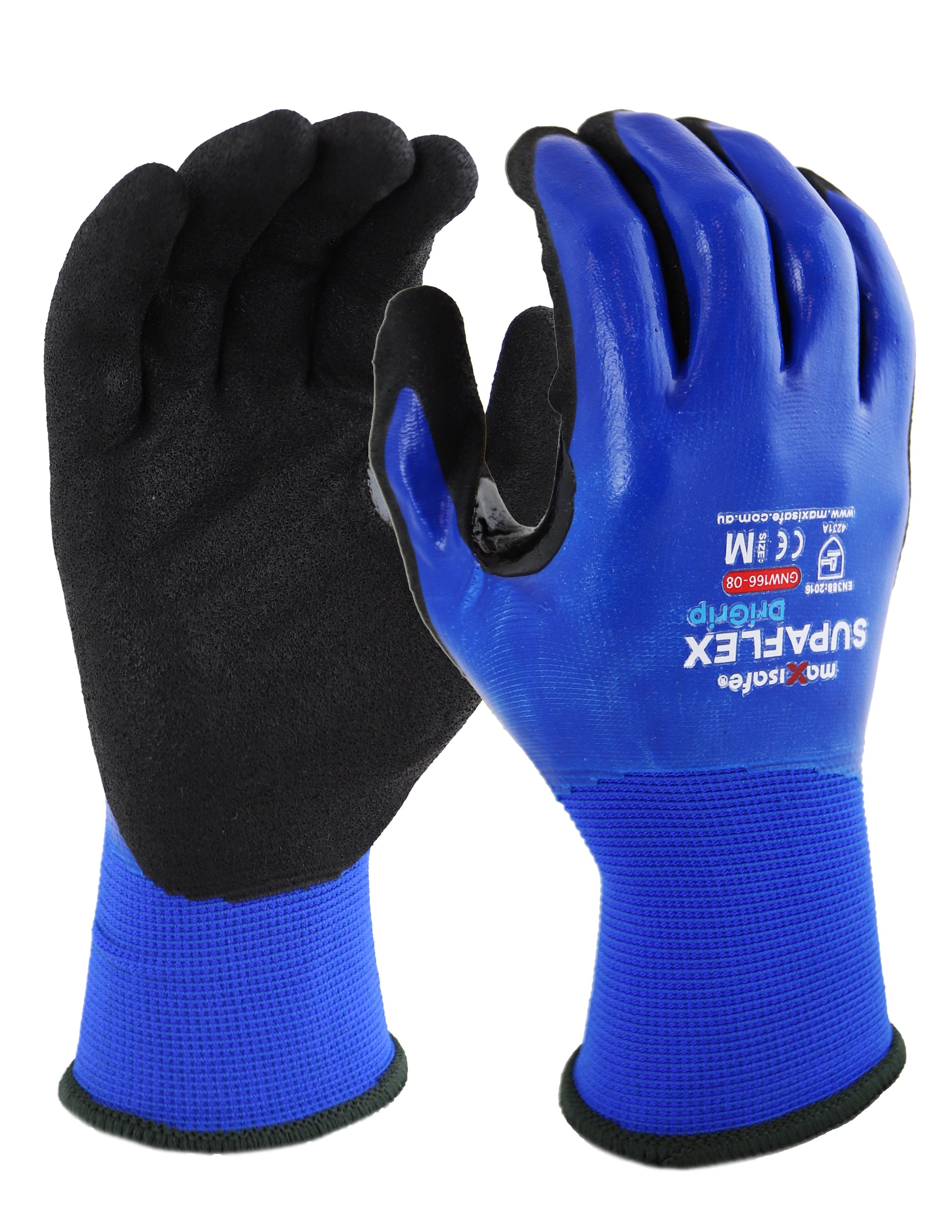 Maxisafe GNW166 SUPAFLEX DriGrip Liquid Resistant Glove