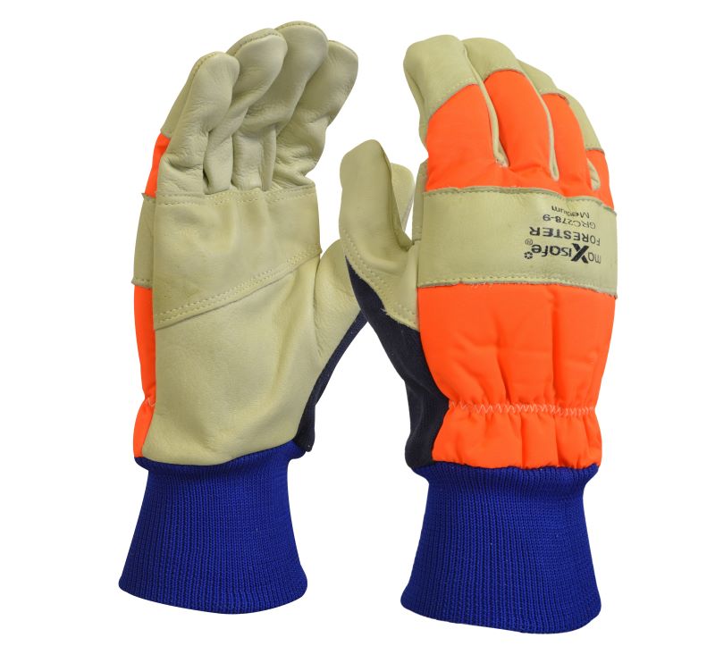 Maxisafe GRC278 Forester Premium Cow Grain Chainsaw Gloves