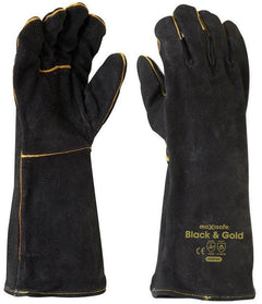 Maxisafe GWB160 Black & Gold Welders Gauntlet
