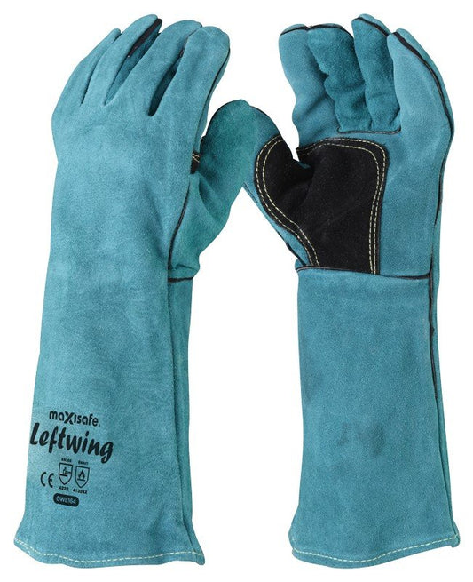 Maxisafe GWL164 Green 'Leftwing' Welders Gauntlet