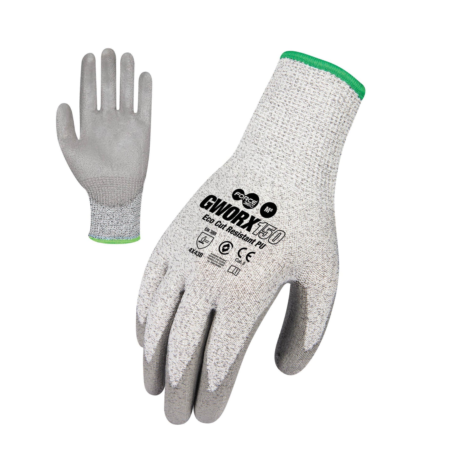 Force360 Force360 Cut Resistant PU Glove (Cut Level B)