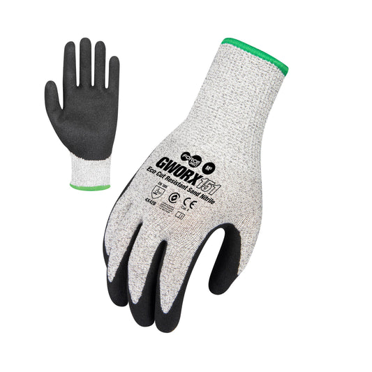 Force360 Force360 Cut Resistant Sand Nitrile Glove (Cut Level B)
