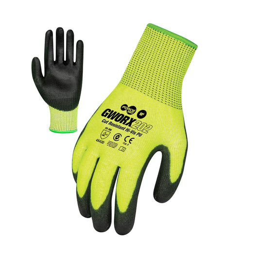 Force360 Force360 Hi Vis Cut Resistant PU Glove (Cut Level C)