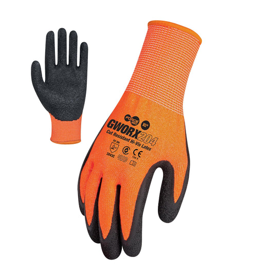 Force360 Force360 Hi-Vis Cut Resistant Latex Glove (Cut Level C)