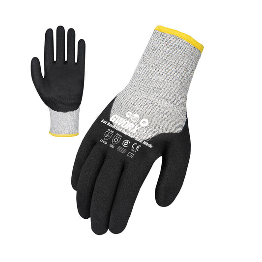 Force360 Force360 Cut Resistant Thermal Sand Nitrile Glove (Cut Level D)
