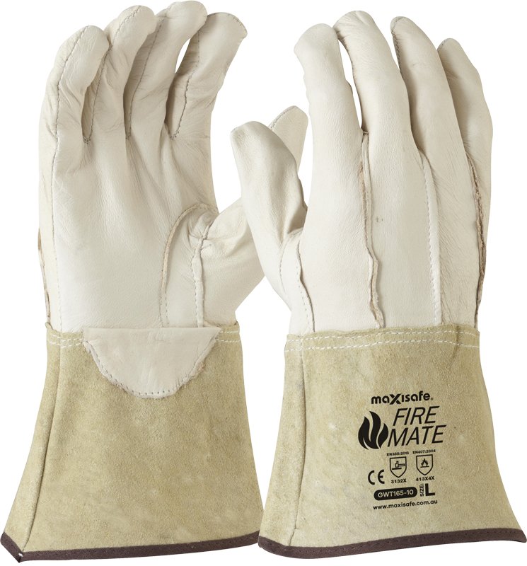Maxisafe GWT165 TIG Welding Gauntlet - Kevlar Stitched