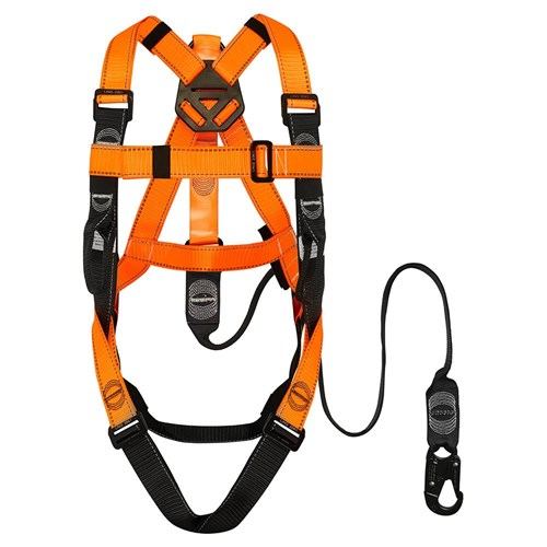 LINQ Height Safety Elevated Work Platform (EWP) Harness c/w Permanently Attached Lanyard 1.5M