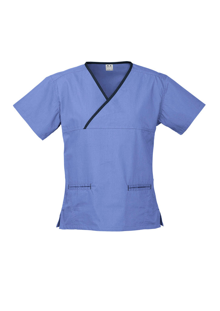 BizCollection H10722 Womens Contrast Scrub Top