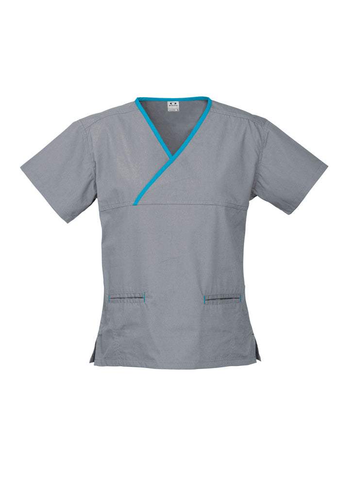BizCollection H10722 Womens Contrast Scrub Top