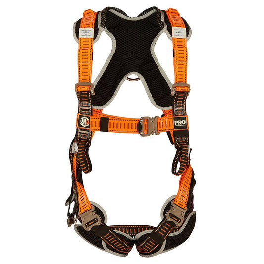 LINQ Height Safety Elite Riggers Harness Stainless Steel - Standard (M - L) cw Harness Bag (NBHAR)