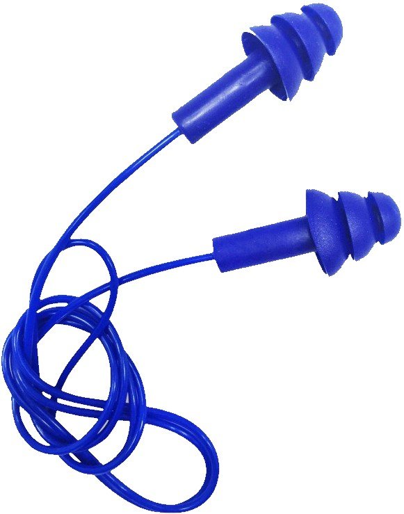 Maxisafe HEC674 MaxiPlug Reusable & Detectable Corded Earplug - Class 4