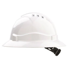 Pro Choice Safety Gear V6 Hard Hat Unvented Full Brim Ratchet Harness