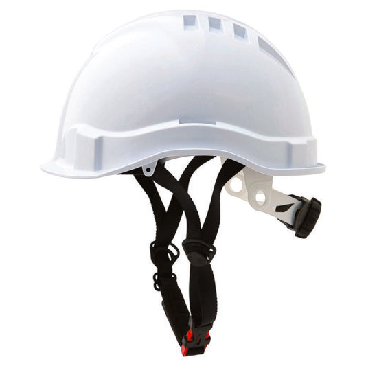 Pro Choice Safety Gear V6 Hard Hat Unvented Micro Peak Ratchet Harness Linesman