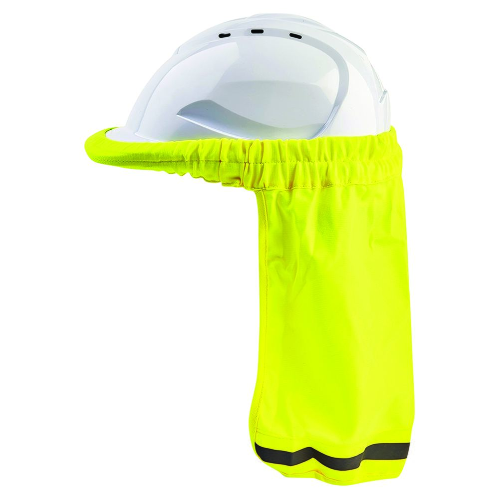 Pro Choice Safety Gear Hard Hat Neck Sun Shade Fluro Yellow