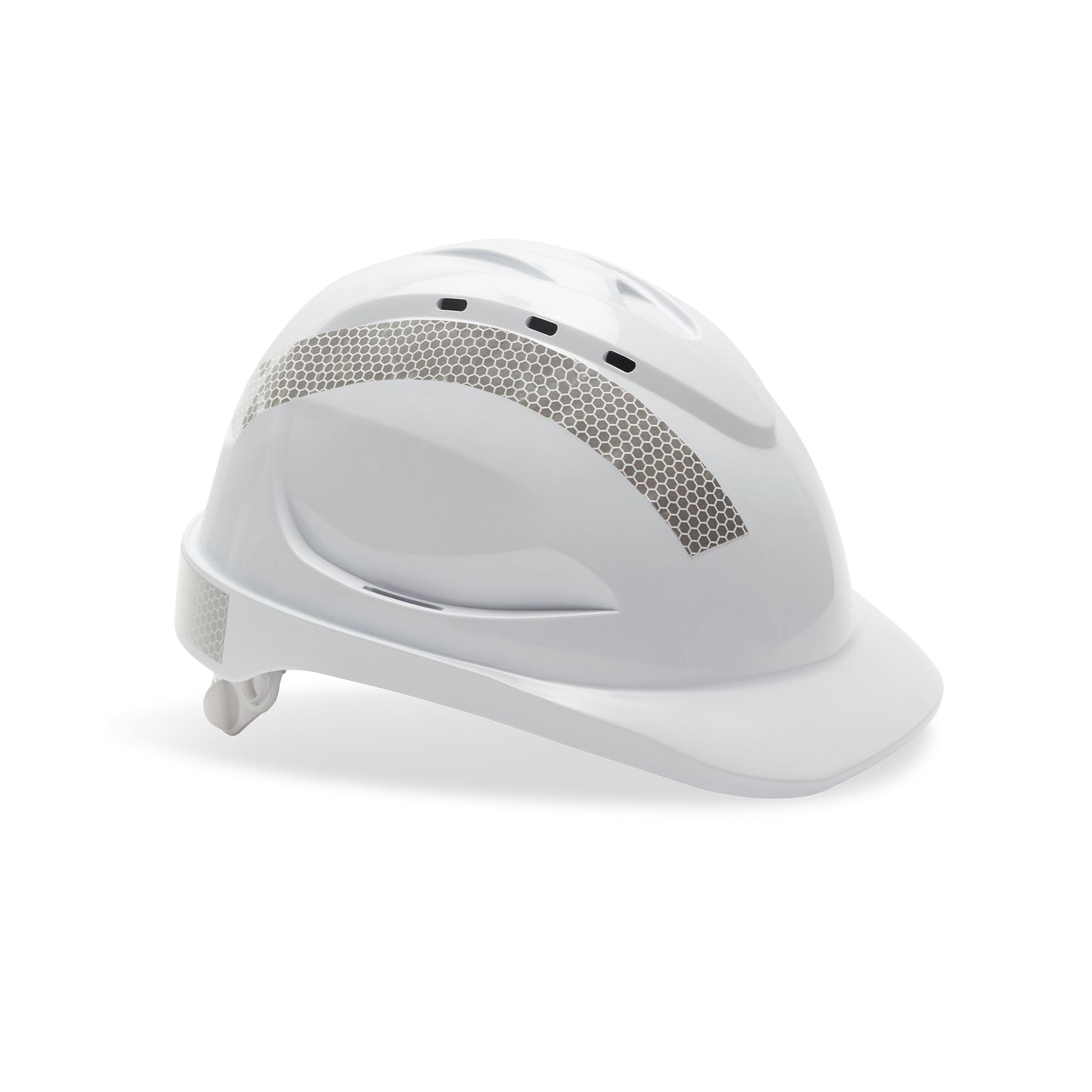 Pro Choice Safety Gear V6 Vented Hard Hat with Pushlock Harness and Reflective Tape