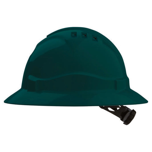 Pro Choice Safety Gear V6 Hard Hat Vented Full Brim Ratchet Harness