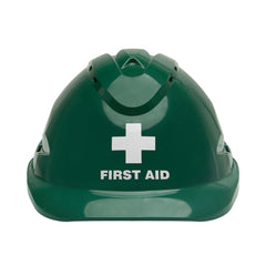 Pro Choice Safety Gear V9 Hard Hat complete with First Aid Logo