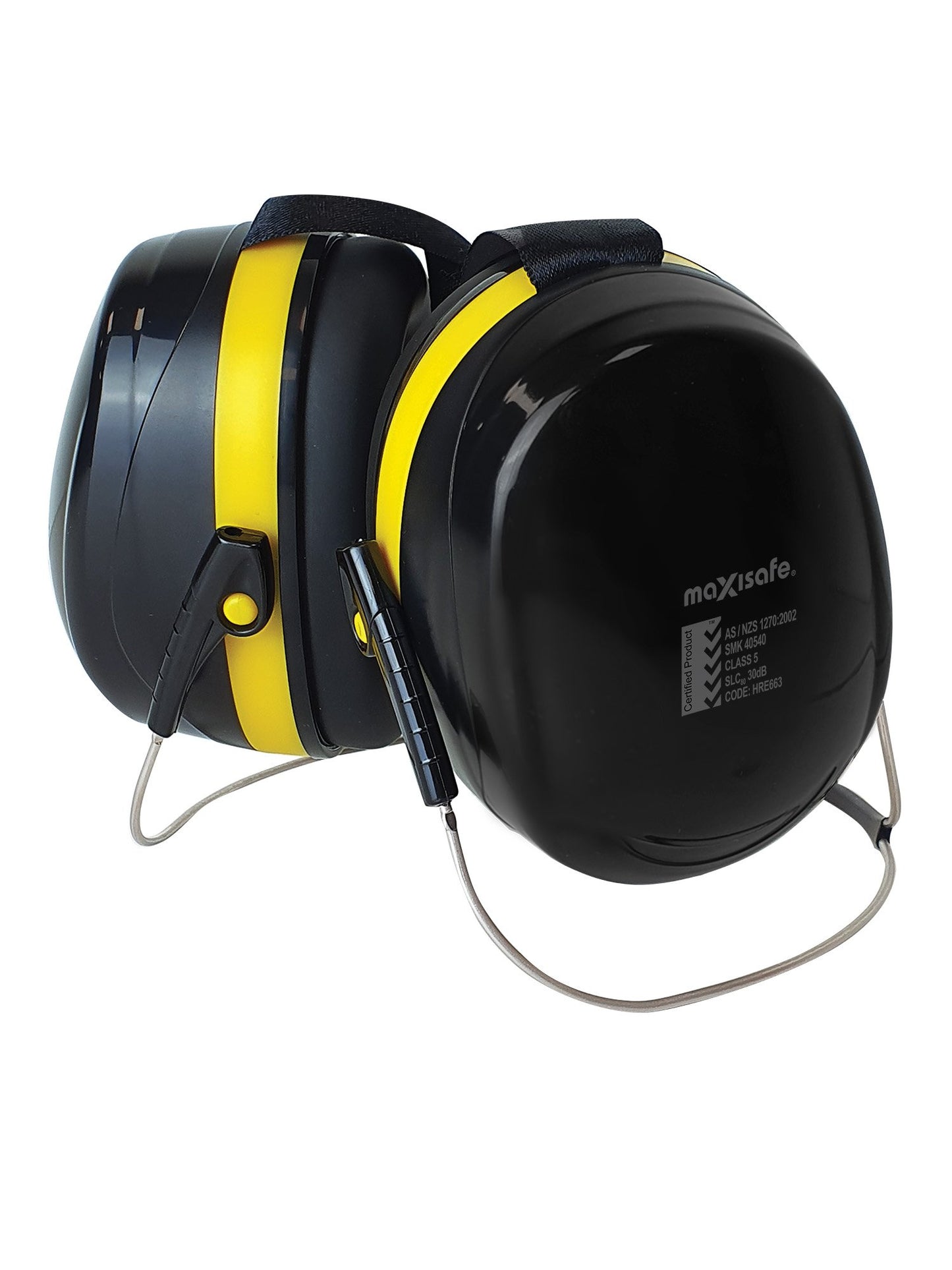 Maxisafe HRE663 Neck Style Earmuff - Class 5 - Yellow