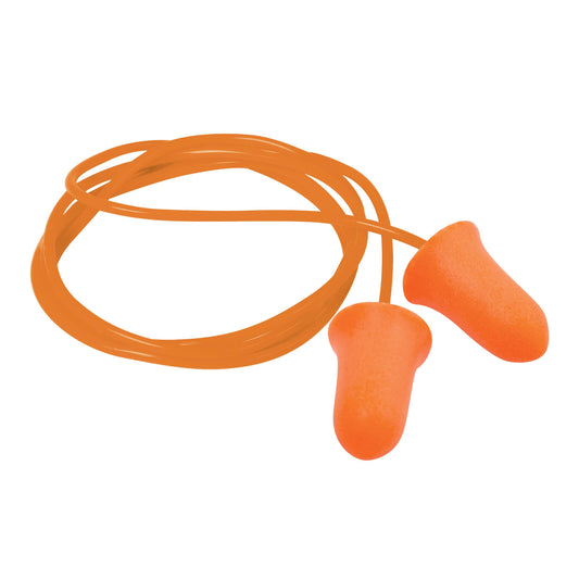 Force360 Force360 Bell Shaped Corded Disposable Earplug Class 4, 22dB (100pr Per Box)