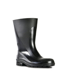 HANDYMAN- BLACK/BLACK 300 PVC NON SAFETY GUMBOOT