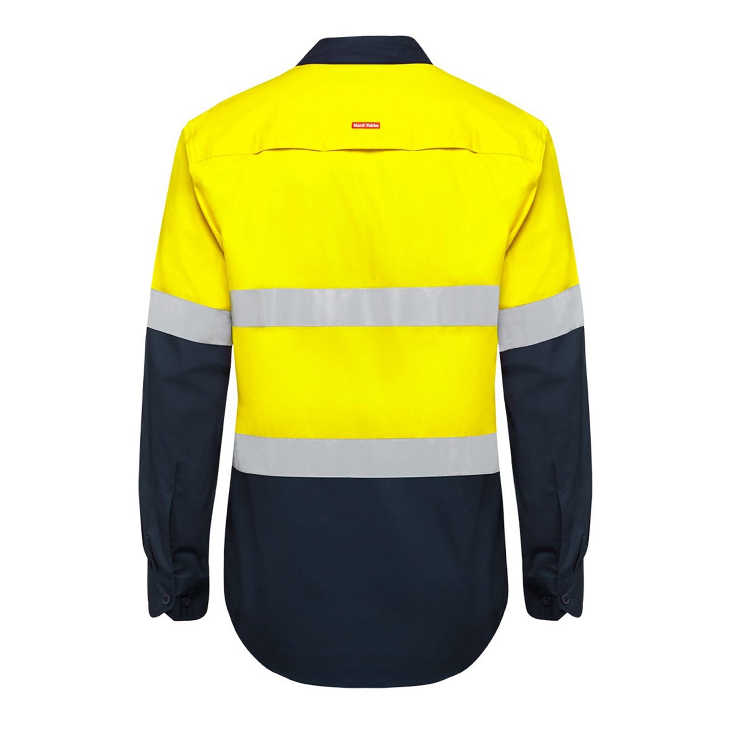 Hard Yakka Y07940 Core Hi-Vis Long Sleeve 2 Tone Taped Vented Cotton Shirt