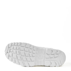 HERCULES- WHITE MICROFIBRE SLIP ON SAFETY BOOT