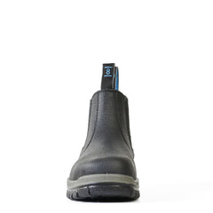 HERCULES- BLACK RAMBLER SLIP ON SAFETY BOOT