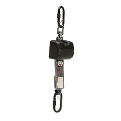 LINQ Height Safety Self Retracting 2.5m Webbing Lanyard with 2 x Screw Gate Karabiners