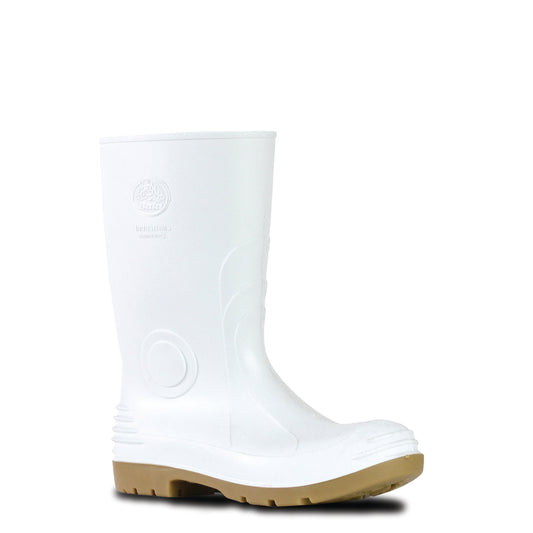 JOBMASTER 2- WHITE/GUM 400 PVC NON SAFETY GUMBOOT