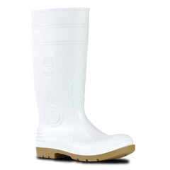 JOBMASTER 2- WHITE/GUM 400 PVC SAFETY GUMBOOT
