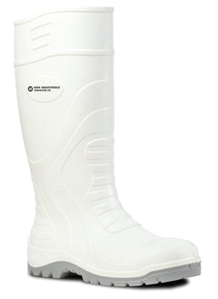 JOBMASTER PU- WHITE/GREY 400 PU SAFETY GUMBOOT