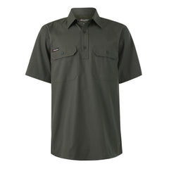 King Gee K14032 Workcool Vented Closed Front Shirt Short Sleeve