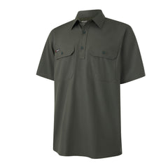 King Gee K14032 Workcool Vented Closed Front Shirt Short Sleeve