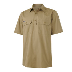 King Gee K14032 Workcool Vented Closed Front Shirt Short Sleeve