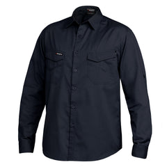 King Gee K14350 Tradies Lightweight Cotton Drill Long Sleeve Work Shirt