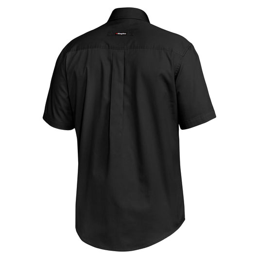 King Gee K14355 Tradies Lightweight Cotton Drill Short Sleeve Work Shirt