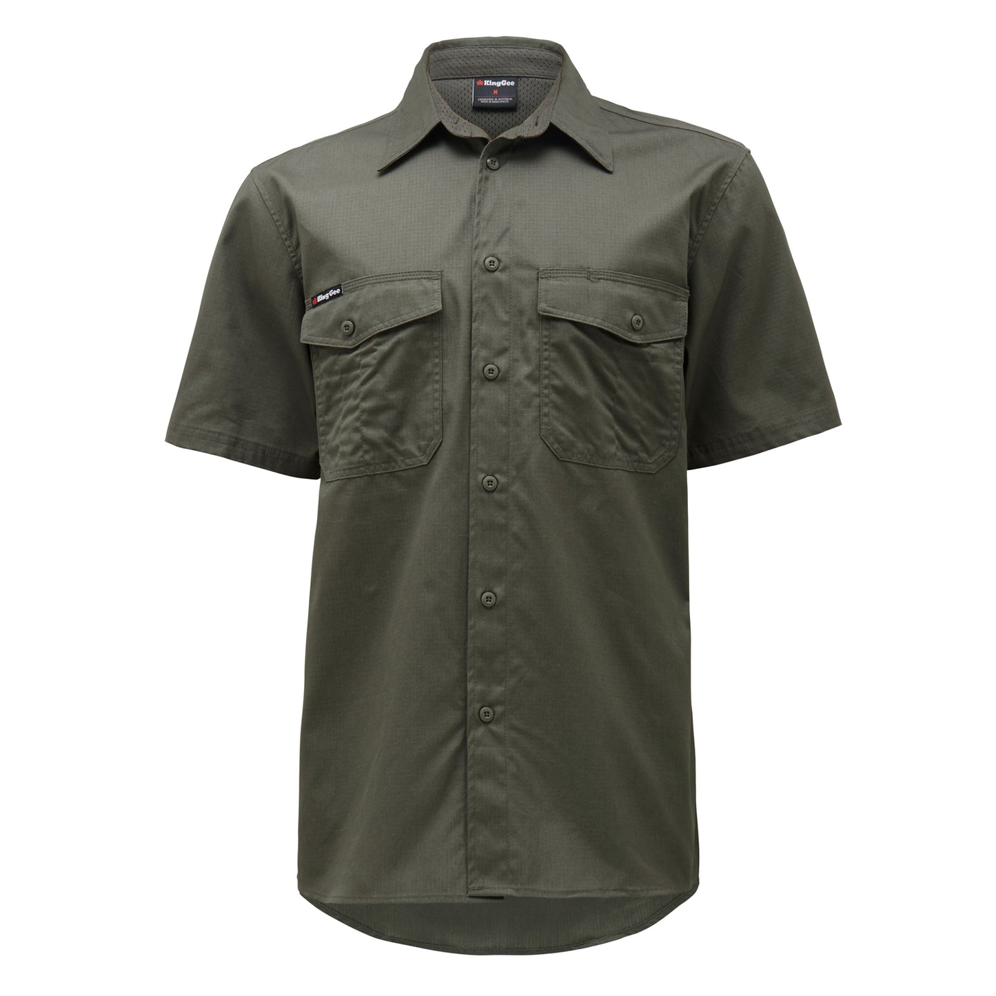 King Gee K14825 Workcool 2 Lightweight Ripstop Short Sleeve Work Shirt