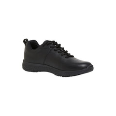 King Gee K22245 Superlite Leather Lace Up Work Shoes - Black